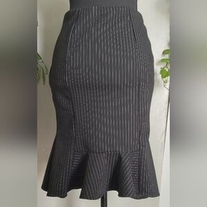 Black pencil skirt